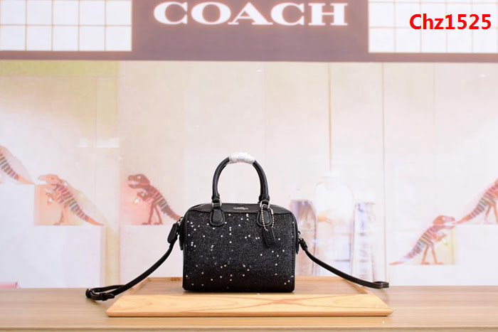 COACH蔻馳 c37747 Coach聖誕限量迷你星辰波士頓包 手提斜挎包  Chz1525