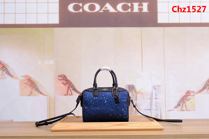 COACH蔻馳 c37747 Coach聖誕限量迷你星辰波士頓包 手提斜挎包  Chz1527