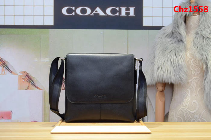 COACH蔻馳 海外代購 頭層牛皮 專櫃品質 70555 單肩斜挎男包  Chz1558