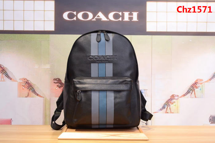 COACH蔻馳 男士雙肩包 專櫃最新款 72237 頭層牛皮 休閒經典百搭  Chz1571
