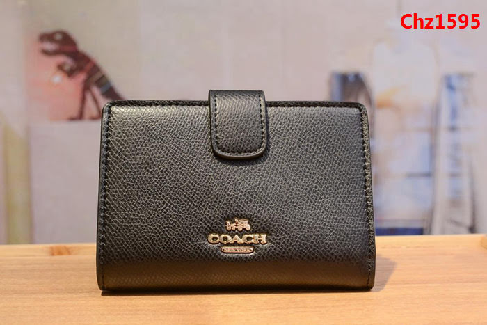 COACH蔻馳 原單 全皮錢包 中款款錢包 53463  Chz1595