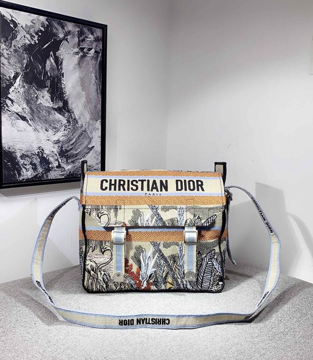 Dior包 迪奧Dior oblique 新款郵差包 Dior肩背斜挎包  Dyd1110