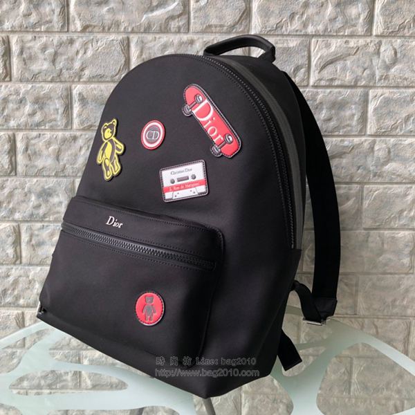 Dior包 迪奧雙肩包 Dior19專櫃夏款雙肩包 Dior帆布後背包  Dyd1244