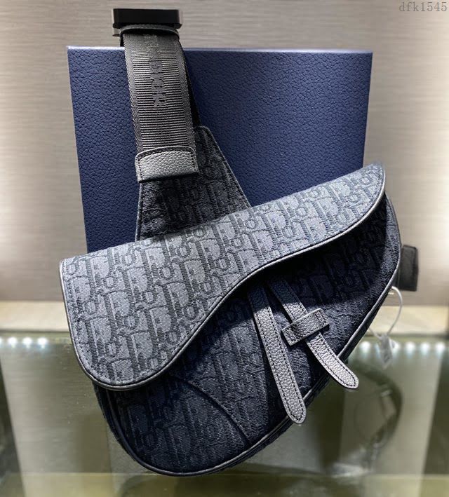 Dior男女同款包 迪奧Saddle Bag馬鞍包 Dior手提肩背包  dfk1545