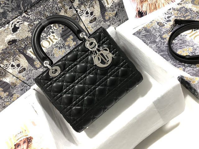 Dior女包 迪奧Lady Dior五格羊皮經典款戴妃包 Dior手提肩背斜挎包  dfk1730