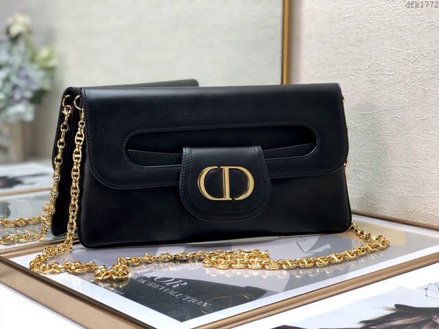 Dior女包 迪奧Double磁性翻蓋CD鏈條包 Dior肩背斜挎包  dfk1772