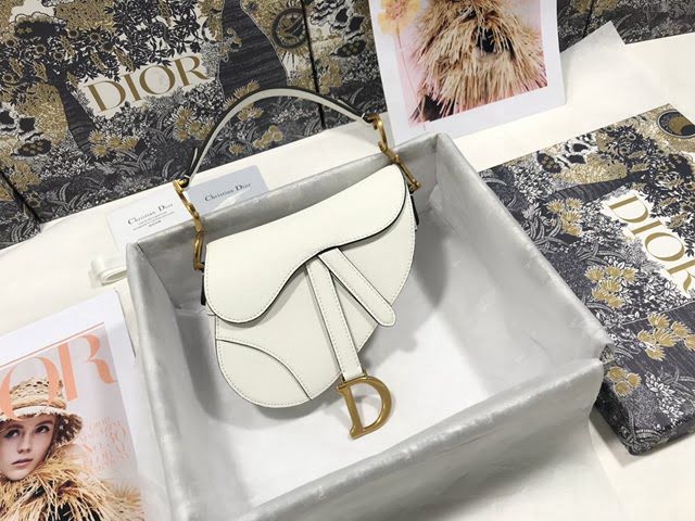 Dior女包 迪奧小號掌紋馬鞍包 Dior手提肩背包  dfk1795