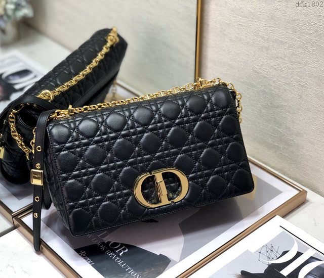 Dior女包 迪奧Caro鏈條包 Dior肩背斜挎包  dfk1802