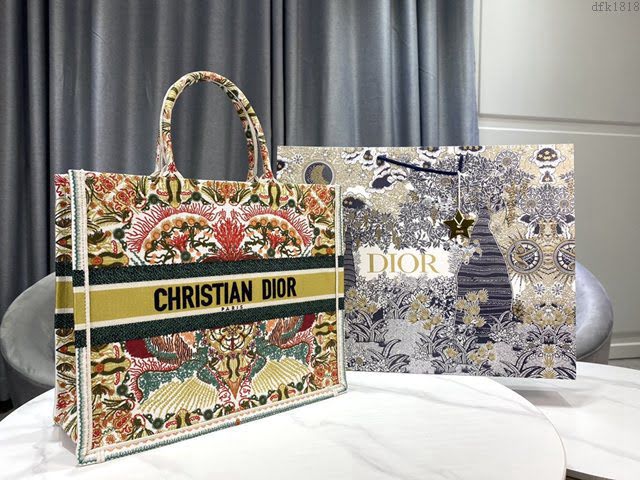 Dior女包 迪奧book tote多色in Lights大號托特包 Dior刺繡購物袋  dfk1818