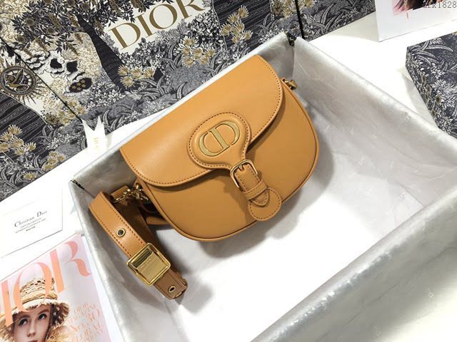 Dior女包 迪奧Bobby小號平紋牛皮手袋 Dior肩背斜挎包  dfk1828