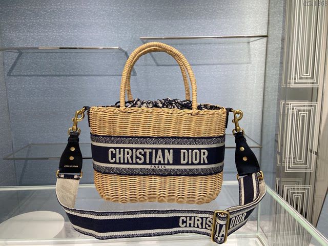 Dior女包 迪奧Wicker柳條籃子包 Dior手提肩背斜挎包  dfk1868