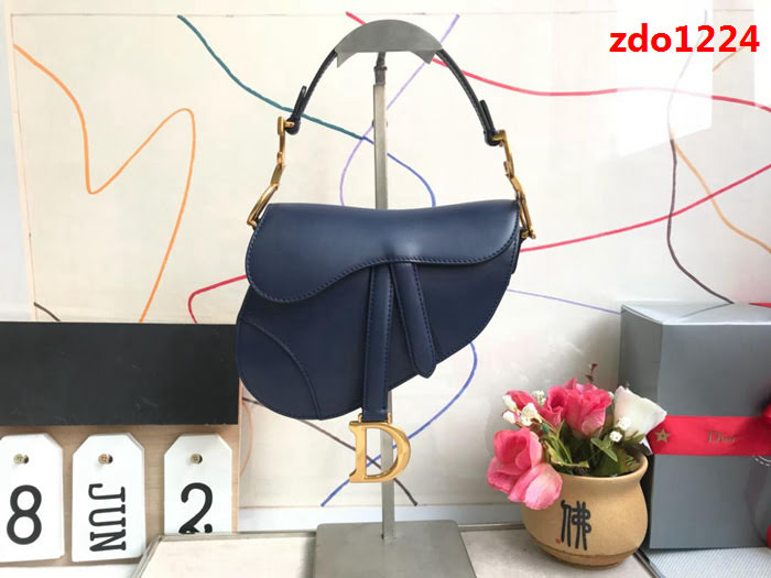 DIOR迪奧 小號馬鞍包 可手提肩背  zdo1224