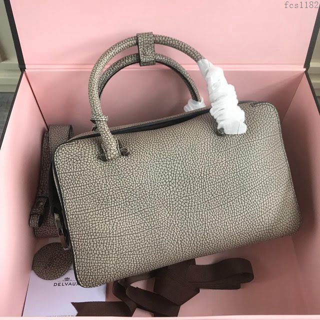 DELVAUX女包 Delvau單肩斜挎包 半手工Cool box 中號 德爾沃女手提包 手拎包 黑白雪花  fcs1182