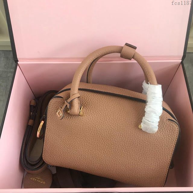 DELVAUX女包 Delvau單肩斜挎包 半手工Cool box 小號 德爾沃女手提包 手拎包 奶茶  fcs1187