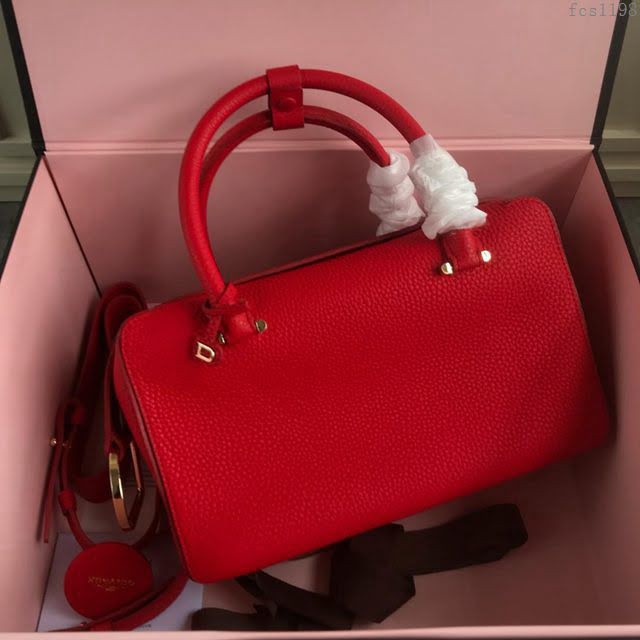 DELVAUX女包 Delvau單肩斜挎包 半手工Cool box 中號 德爾沃女手提包 手拎包 大紅色  fcs1198
