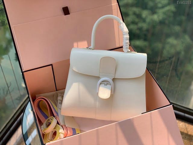 DELVAUX女包 Brillant手袋 原版Box皮 德爾沃女手提包 Dv0028風琴黑色 Delvaux女單肩包  fcs1251