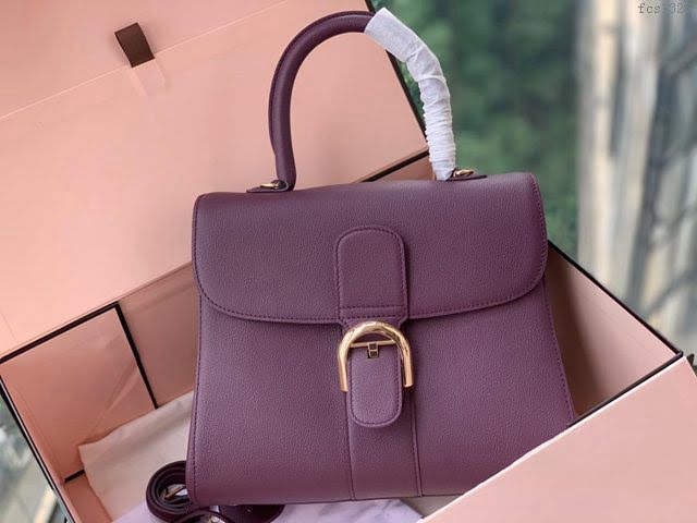 DELVAUX女包 春夏新款 Brillant系列手袋 德爾沃女手提包 女手腕包 Dv0028 枚紫色 Delvaux單肩包  fcs1326