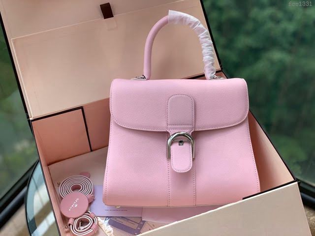 DELVAUX女包 春夏新款 Brillant系列手袋 德爾沃女手提包 女手腕包 Dv0028 粉色 Delvaux單肩包  fcs1331