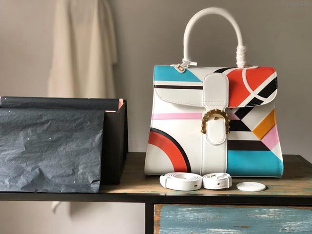 DELVAUX女包 春夏最新款 Delvaux 埃塞俄比亞系列手袋 德爾沃女手提包 手拎包 單肩斜挎包 Dv0028埃塞白  fcs1426