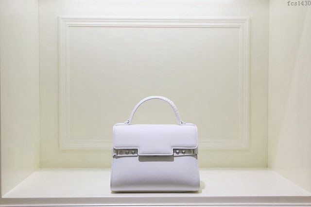 DELVAUX女包 Delvaux tmepete Mini白 進口細膩牛皮 德爾沃女手提包 手拎包 TP0020白色  fcs1430
