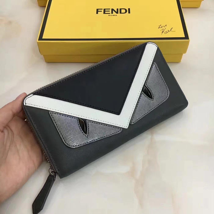 FENDI芬迪 小怪獸 長錢包 男女同款  fd1096