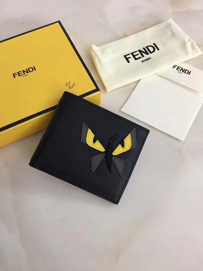 FENDI芬迪 小怪獸 雙折男款錢包  fd1100