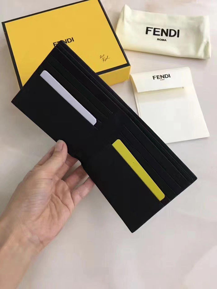 FENDI芬迪 小怪獸 雙折男款錢包  fd1100