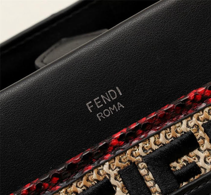 FENDI芬迪 靈魂設計 RUNAWAY小號款 刺繡字母 手提袋 可手提肩背  fd1109