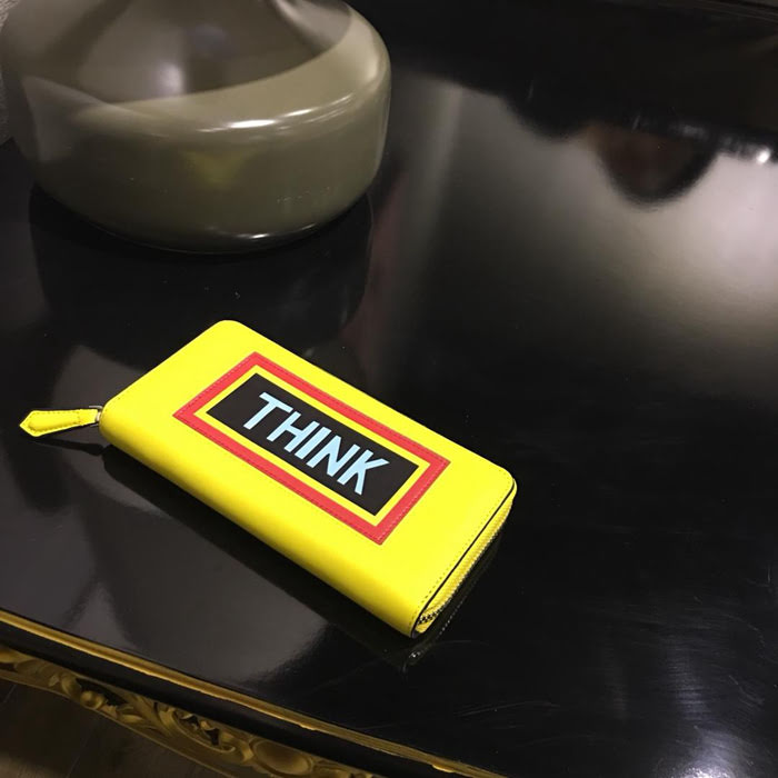 FENDI芬迪 小牛皮 手工縫製 多卡位 小怪獸潮人錢包  fd1153