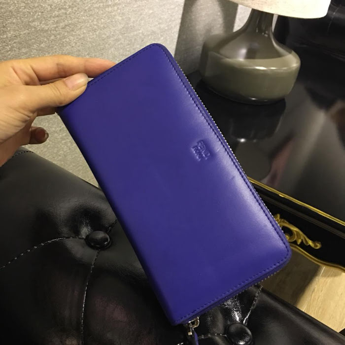 FENDI芬迪 小牛皮 手工縫製 多卡位 小怪獸潮人錢包  fd1160