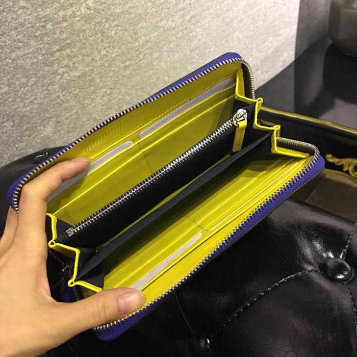 FENDI芬迪 小牛皮 手工縫製 多卡位 小怪獸潮人錢包  fd1160