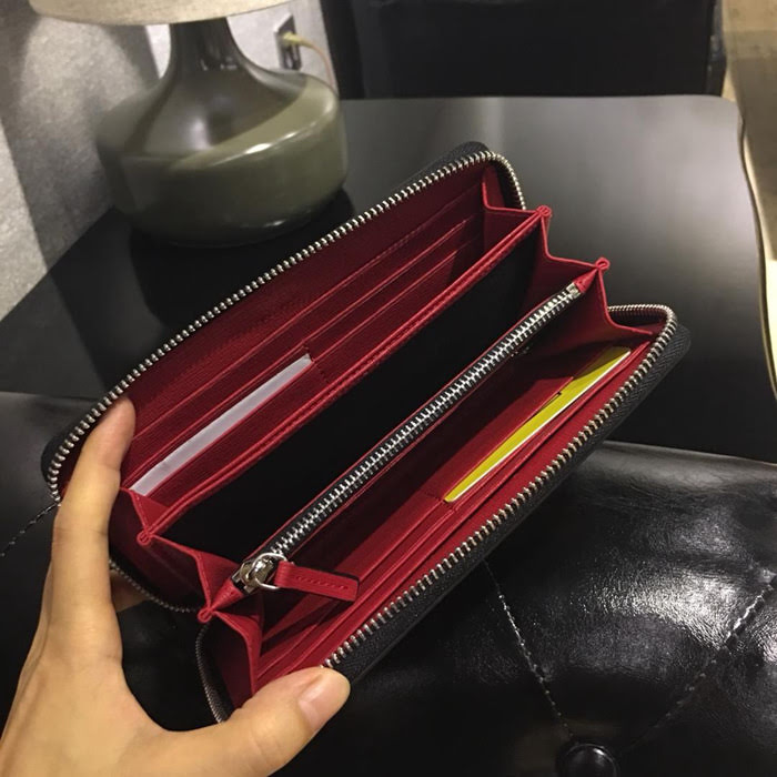 FENDI芬迪 小牛皮 手工縫製 多卡位 小怪獸潮人錢包  fd1163