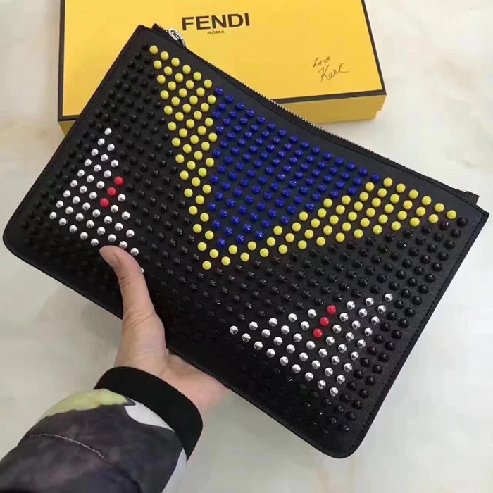 FENDI芬迪 潮爆款 小怪獸 女款手包  fd1215