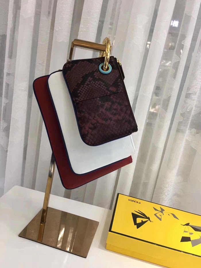FENDI芬迪 手包 一套三個不同尺寸 進口牛皮 手拿包  fd1221