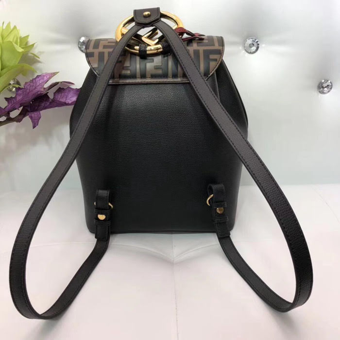 FENDI芬迪 BACKPACK新款 煙草色 女士雙肩包  fd1230