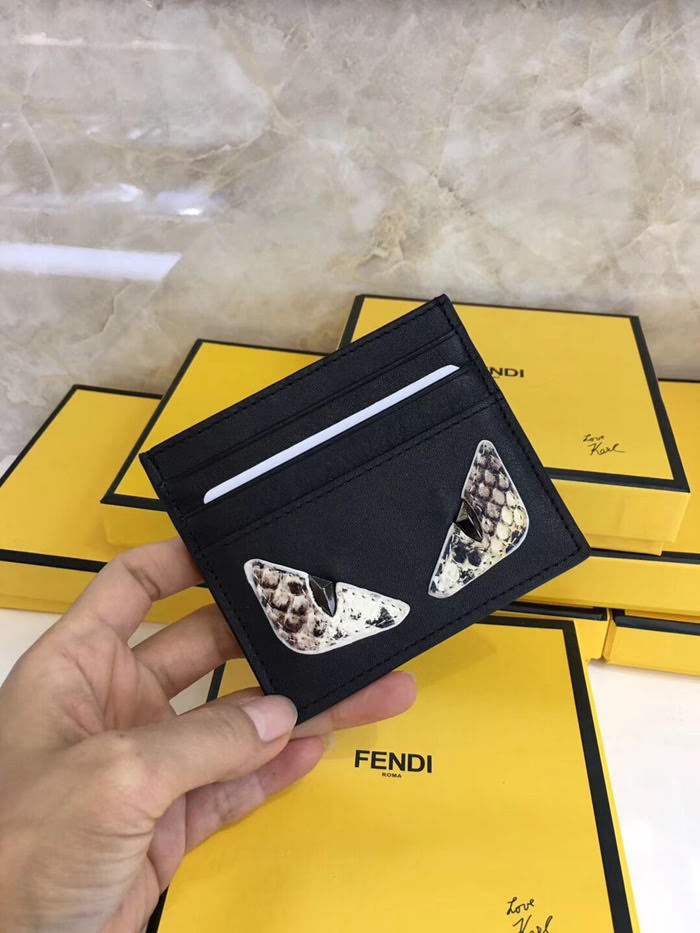 FENDI芬迪 小怪獸卡包 小巧精緻  fd1246
