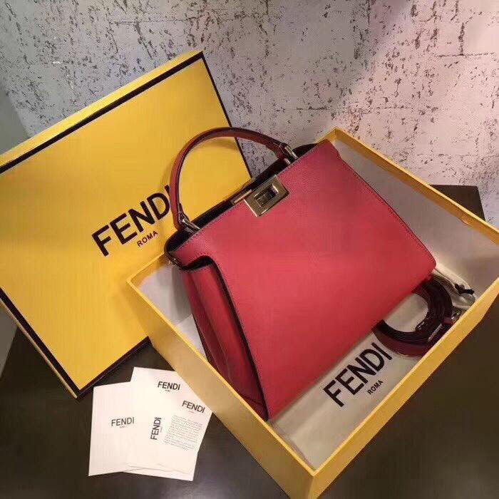 FENDI芬迪 單手柄 小牛皮手袋 可手提肩背  fd1265