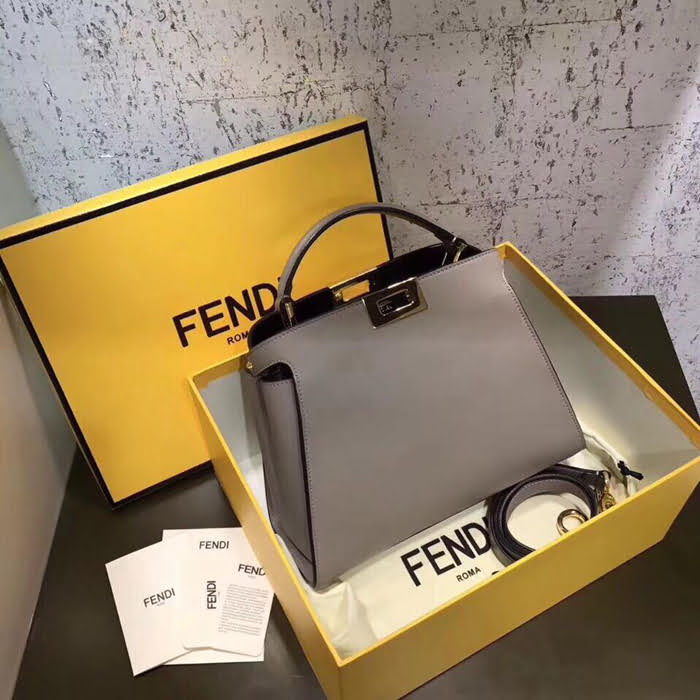 FENDI芬迪 單手柄 小牛皮手袋 可手提肩背  fd1268