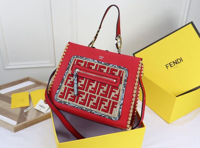 FENDI芬迪 2018新品 靈魂設計RUNAWAY小號款 手提袋 款號 F012  fd1285
