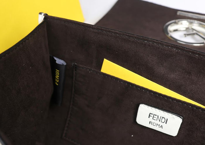 FENDI芬迪 最新系列 Kan I款0999 牛皮秋冬最新五金扣FENDI F LOGO  fd1289