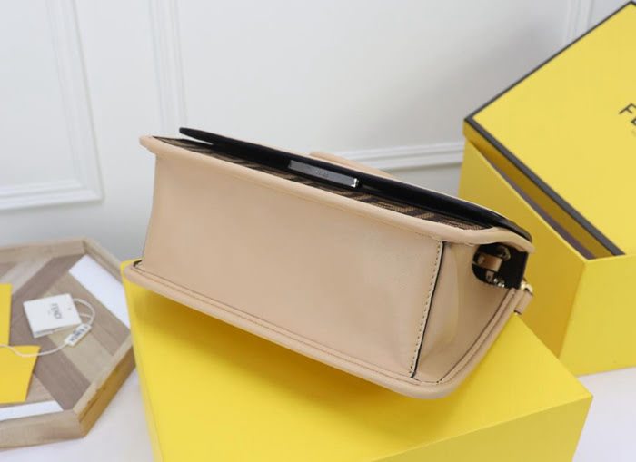 FENDI芬迪 最新系列 Kan I款0999 牛皮秋冬最新五金扣FENDI F LOGO  fd1290