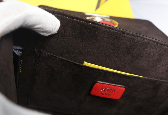 FENDI芬迪 最新系列 Kan I款0999 牛皮秋冬最新五金扣FENDI F LOGO  fd1292