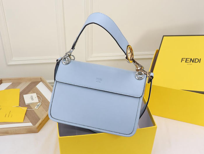 FENDI芬迪 最新系列 Kan I款0999 牛皮秋冬最新五金扣FENDI F LOGO  fd1293