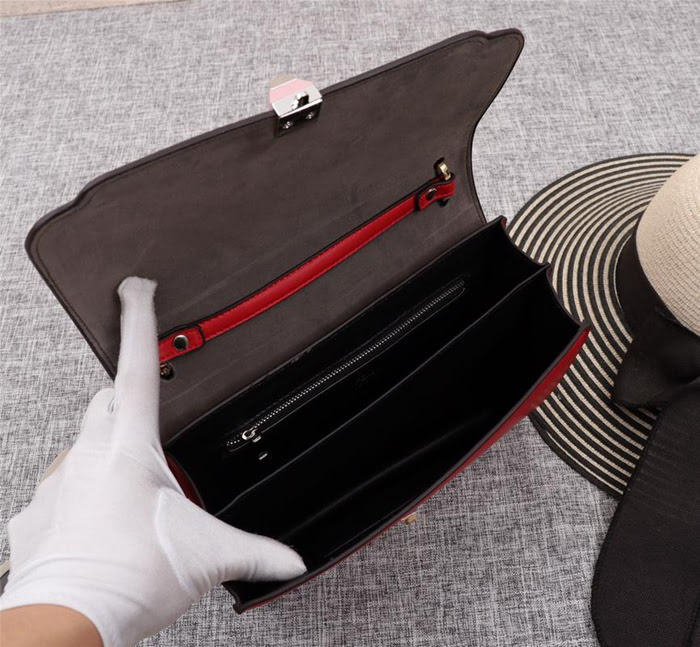 FENDI芬迪 大號 Fendi 8809 2018春夏新款 情人節禮物KAN I LOGO牛皮手袋  fd1294