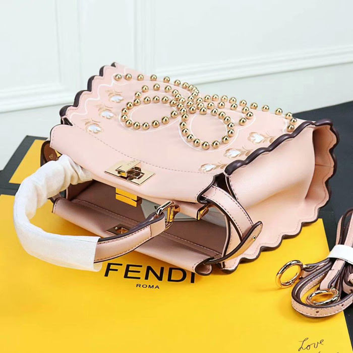 FENDI芬迪 New Fendi 18 秋冬走秀最新款 小型手提包 F0497012  fd1305