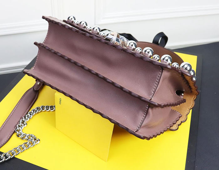 FENDI芬迪 大號 Fendi 2018秋冬新款 Kani翻蓋式手袋 可斜背亦可手提 088 091  fd1310