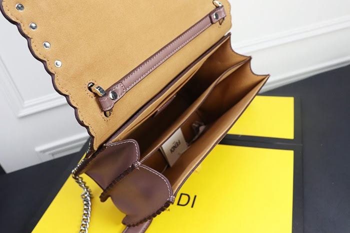 FENDI芬迪 大號 Fendi 2018秋冬新款 Kani翻蓋式手袋 可斜背亦可手提 088 091  fd1310