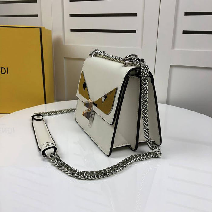 FENDI芬迪 新品小號 FEND時裝秀款 皮革手袋 斜挎手提包  fd1328