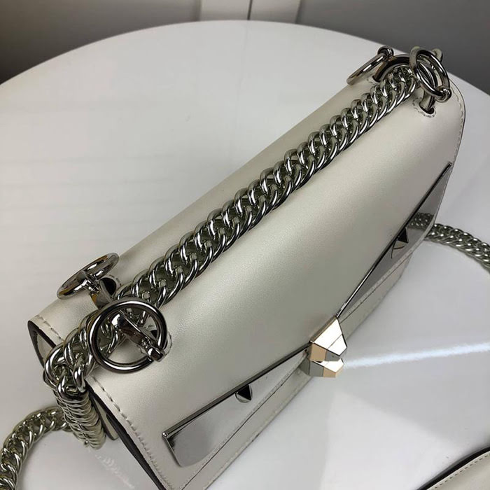 FENDI芬迪 新品小號 FEND時裝秀款 皮革手袋 斜挎手提包  fd1328