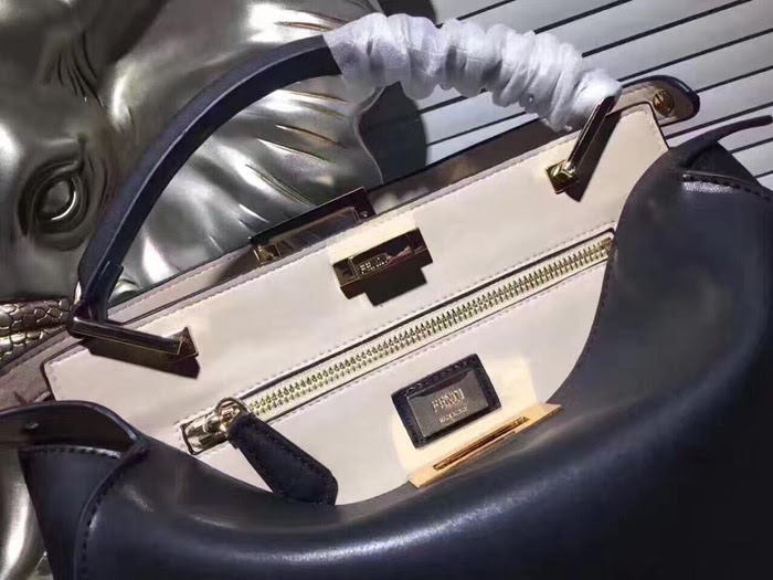 FENDI芬迪 Peekaboo 經典百搭 小貓包 可手提肩背 2714#  fd1371